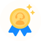 우수 상담원 아이콘